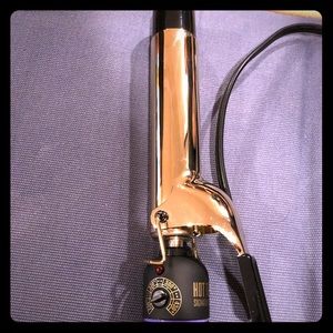 1.5inch gold plated hot tools curling iron